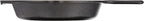 Lodge 8 Inch Pre-Seasoned Cast Iron Stamped Skillet - Signature Teardrop Handle - Use in the Oven, on the Stove, on the Grill, or Over a Campfire - Deer
