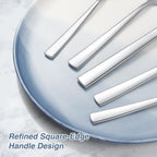 60 Piece Silverware Set For 12, Stainless Steel Flatware/Tableware Set Include Spoons/Forks/Knives, Yoehka Mirror Polished Cutlery Set For Home Kitchen Restaurant Hotel, Durable,Dishwasher Safe
