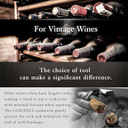 LUSCIOUZ Zero Resistance THE HELIX Corkscrew Silent Wine Bottle Opener Waiters Corkscrew Wine Key