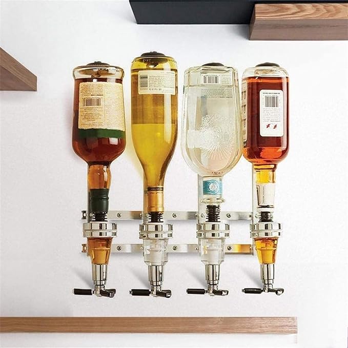 Optic Liquor Dispenser 1.5oz 45ml Bar Tool for Wine, Cocktails, and Liquor, Drink Pourer Bartending Tool，Perfect for Pouring and Measuring Spirits at Home or Pubs, Set of 2