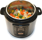 EPC-13CB: 6.5-Quart Stainless Steel Electric Pressure Cooker with Quick Release Button