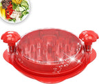 XL Chicken Shredder, Large Pro Meat Shredder Tool Twist with Ergonomic Handle, Strong Non-Slip Base, Dishwasher Safe, Kitchen Chicken Grinder for Ground Food, Vegetables, Red