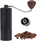 Manual Coffee Grinder with Stainless Steel Conical Grinding Burr Hand Crank Coffee Bean Grinder Mill for Espresso Pour Over French Press Moka for Office Home Camping Traveling