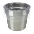 PanSaver Low Temperature Liners for Easy Clean Up - Disposable Buffet Pan Liners, Ovenable up to 220F - Clear (6 & 7 Quart Round - 15 x 15 IN)