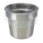 PanSaver Low Temperature Liners for Easy Clean Up - Disposable Buffet Pan Liners, Ovenable up to 220F - Clear (6 & 7 Quart Round - 15 x 15 IN)