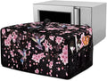 Hummingbird Cherry Blossom Print Toaster Oven Cover, Heat-Resistant Toaster Cover Dust-Proof Microwave Oven Protector, Protections for Kitchen, Black, (Large-18.5*22.5*12.99 inches)