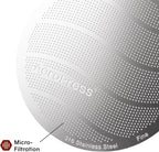 AeroPress 316 Stainless Steel Reusable Filter, Durable Metal Coffee Filter, Sustainable, Eco-Friendly, Travel-Friendly, Fits Standard Size AeroPress Manual Coffee Makers