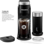 Keurig K-Café Barista Bar Single Serve Coffee Maker and Frother, with 3 Brew Sizes, Hot and Cold Coffee Capabilities, 2oz Coffee Shot Button, Black