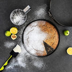Springform Cake Pan Set of 3 (4, 7, 9 Inch) Round Leakproof Nonstick Cheesecake Pans with Removable Bottom Carbon Steel Bakeware
