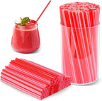 600 Pcs Coffee Stirrers Stir Sticks Set - Acrylic Stir Stick Holder Cocktail Bar Straws Drink Stirrers for Coffee Whiskey Disposable Drinking Straws Party Supplies(Red, Pink, Rose Red)