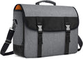 CURMIO Bartender Bag, Travel Bag for Bar Tools Set, Bartender Kits Storage with Padded Compartments for Wine Bottles, for Home Indoor Outdoor Patio Party, Gray (Bag ONLY)