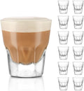 Libbey Gibraltar DuraTuff Cortado Glasses Set of 12, 4.5 Oz Durable Restaurant Style, Glass Espresso Cups, Drinkware Set for Home, Coffee Service