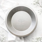USA Pan Bakeware Aluminized Steel Commercial Pie Pan, Set of 2, Silver