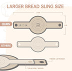 Koolstuffs Silicone Bread Sling Oval and Round, 2 PCS Nonstick＆Reusable Bread Baking Mats, Easy-To-Clean Dutch Oven Liners, Sourdough Bread Baking Supplies
