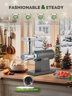 Meat Grinder Electric 3200W Meat Mincer Chopper Machine Multifunctional with Cutting Blade 3 Grinding Plates 3 Sausage Stuffers Kubbe Kit Juicer Cheese Grater Veggie Shredder