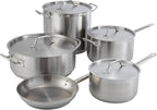 Winware - Stainless Steel 25 Quart Brasier with Cover