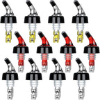 Automatic Measured Bottle Pourer - Quick Shot Spirit Measure Pourer Drinks Wine Cocktail Dispenser Home Bar Tools - 1oz/30ml (12 pack)