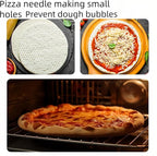 Pizza Dough Docker Docker Dough Bubble killer Time-Saver Pizza Dough Roller Docker Dough Blistering Killer Pizza Docker Roller for Home Kitchen Pizza Making Accessories Pizza Docking Tool