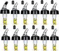 Measure Pourer Drinks Wine Cocktail Beverages Dispenser,Automatic Measured Bottle Pourer Spout,Quick Shot Spirit,Ideal Cocktail Home Bar Tools 1oz/30ml Yellow 12 Pack