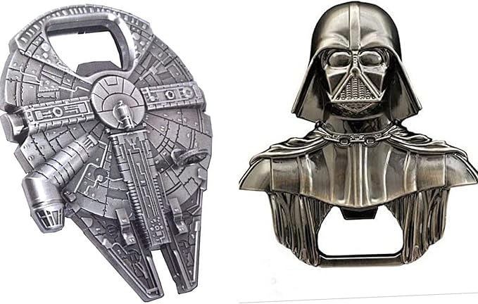 2 Pcs Star Wars Bottle Wine Opener Bottle Zinc Alloy Black Knight Darth Vader Outdoor Tool - Wine Bottle Opener Kitchen Tools for Souvenirs Kitchen Tools for Souvenirs & Gift