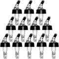 Automatic Measured Bottle Pourer-1 oz (about 30 mL) Set of 12,Pour Spouts for Liquor Bottles with Dust Caps,Measure Pourer Drinks Wine Cocktail Dispenser, Suitable for Home Kitchen Bar Shot Pourer