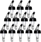 Automatic Measured Bottle Pourer-1 oz (about 30 mL) Set of 12,Pour Spouts for Liquor Bottles with Dust Caps,Measure Pourer Drinks Wine Cocktail Dispenser, Suitable for Home Kitchen Bar Shot Pourer