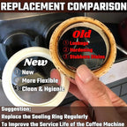 54MM Silicone Steam Ring 2PCS，Brevilles Gasket Replacement for Breville Espresso Machine Parts Breville Espresso Machine Accessories 878/870/860/840/810/500/450 and Sage 500/870/875/880/810/878