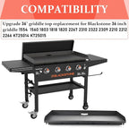 Pre-seasoned 36" Griddle Plate for Blackstone 2267 2310 2322 2309 Iron Forged 36” Omnivore Griddle, Upgraded Replacement Griddle Top for 36 Inch 1554 1560 1803 1818 1820 2210 2212 2266 KT25014 KT25015