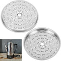 2 Pcs 44199 Stainless Steel Percolator Basket Lid Cover Fits for Pr-esto 12-Cup 0281103 0281105 0281104 Coffee Percolator