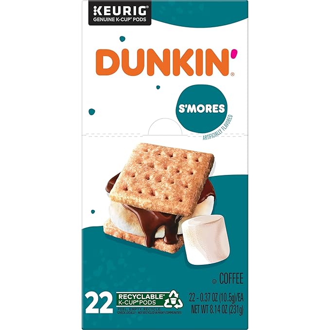 Dunkin’ S’mores Flavored Coffee, 88 Keurig K-Cup Pods