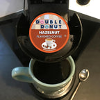 Double Donut Coffee Hazelnut Flavored Coffee Pods, Medium Roast Coffee, Compatible with Keurig K Cups Brewers, 72 Count (Pack of 1)