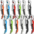 12 Pieces wine key wine opener Stainless wine bottle opener Fold Serrated Foil Cutter wine keys for bartenders for Family, Company Party,Bars,Restaurants(6 Color)
