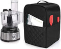 Luxja Food Processor Cover Compatible with Cuisinart and Hamilton Beach 10-14 Cup Processor, Food Processor Dust Cover with Accessories Pockets, Black