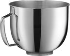 Cuisinart Stand Mixer, 12 Speed, 5.5 Quart Stainless Steel Bowl, Chef’s Whisk, Mixing Paddle, Dough Hook, Splash Guard w/ Pour Spout, White Linen, SM-50NAS, Manual