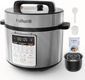 Fullwill 8QT Electric Pressure Cooker Max, 12-in-1 Multi-Use Programmable with Ceramic Non Stick Pot for Sauté,1200W Fast Cooking, Slow Cook, Steam, Yogurt, rice maker cooker,Family Meals & Gatherings