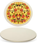 16" Round Pizza Stone, Large Cordierite Bread Baking Stone for Oven and Grill, Safe Circular Cooking Stone for Grill 16 Inch, Ideal for Grilling Baking Several Sizes of Pizzas