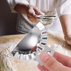 SOLUSTRE Dumpling Maker Set Stainless Steel Dumpling Molds Stuffing Spoon Cutter 5pcs Kitchen Gadget Set and Cooking