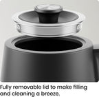 Chefman Gooseneck Electric Kettle, 0.8L Pour Over Tea Kettle for Coffee and Tea, One-Touch Operation, Boil-Dry Protection, Auto Shut-Off, Ultra-Fast Hot Water Boiler – Black