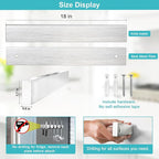 Magnetic Knife Holder for Wall 18 Inch Knife Magnetic Strip Refrigerator Knife Magnet Bar Wall Mount Knife Rack for RV Kitchen Utensil Holder Metal Tool Holder Knife Block for Kitchen Organization