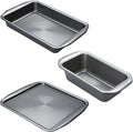 Circulon Momentum Carbon Steel Non-Stick Bakeware Set of 3-Grey