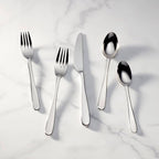 Lenox Stratton Flatware Set, Silver, 65 Piece