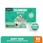 Dunkin’ Mint Chip Artificially Flavored Coffee, Keurig K-Cup Pods, 10 Count Box