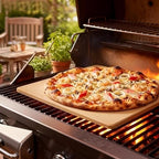 18'' Square Pizza Stone Extra Large Pizza Stone Baking Stone Cordierite Bread Stone for Oven and Grill, Thermal Shock Resistant Cooking Stoneware