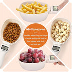 2pcs Digital Measuring Spoon,Digital Measuring Cup with LCD Screen Display, Digital Food Spoon Scale, Gram Measuring Spoons for Kitchen Gadgets and Daily Meal