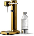 Aarke Carbonator lll, Sparkling & Carbonation Water Machine, Stainless Steel with PET BPA-Free Reusable Bottle Volume 1L/34 fl oz (Gold)