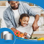 SHINEOFI 8pcs Stainless Steel Finger Guards Kitchen Hand Protectors Safety Cutting Guards for Vegetable and Fruit Chopping Dicing Cooking Tool Set