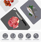 WK Flexible Plastic Cutting Boards for Kitchen, 6 Pieces Cutting Board Mats, Thin Cutting Board Sheets, Dishwasher Safe, BPA Free, Multi Sizes Set of 6