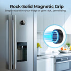 Magnetic Kitchen Timer for Cooking with Loud Alarm - Large LED Display Rotating Countdown Pomodoro Timer, Preset 5/15/25 Mins Easy for Seniors and Kids，for Baking Grilling Studying
