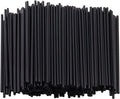 SONGNASS [1000 Count] 5 Inch Black Disposable Plastic Coffee Stirrers,Cocktail Swizzle Sticks, Sip Stir Stick Beverage Stirrers For Hot