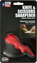 AccuSharp Compact Super Sharpener, Quick Restore & Repair General Purpose Scissors and Kitchen Knives, Easy & Safe, Made in the USA
